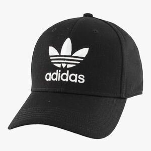 Adidas Black and White Trefoil Cap